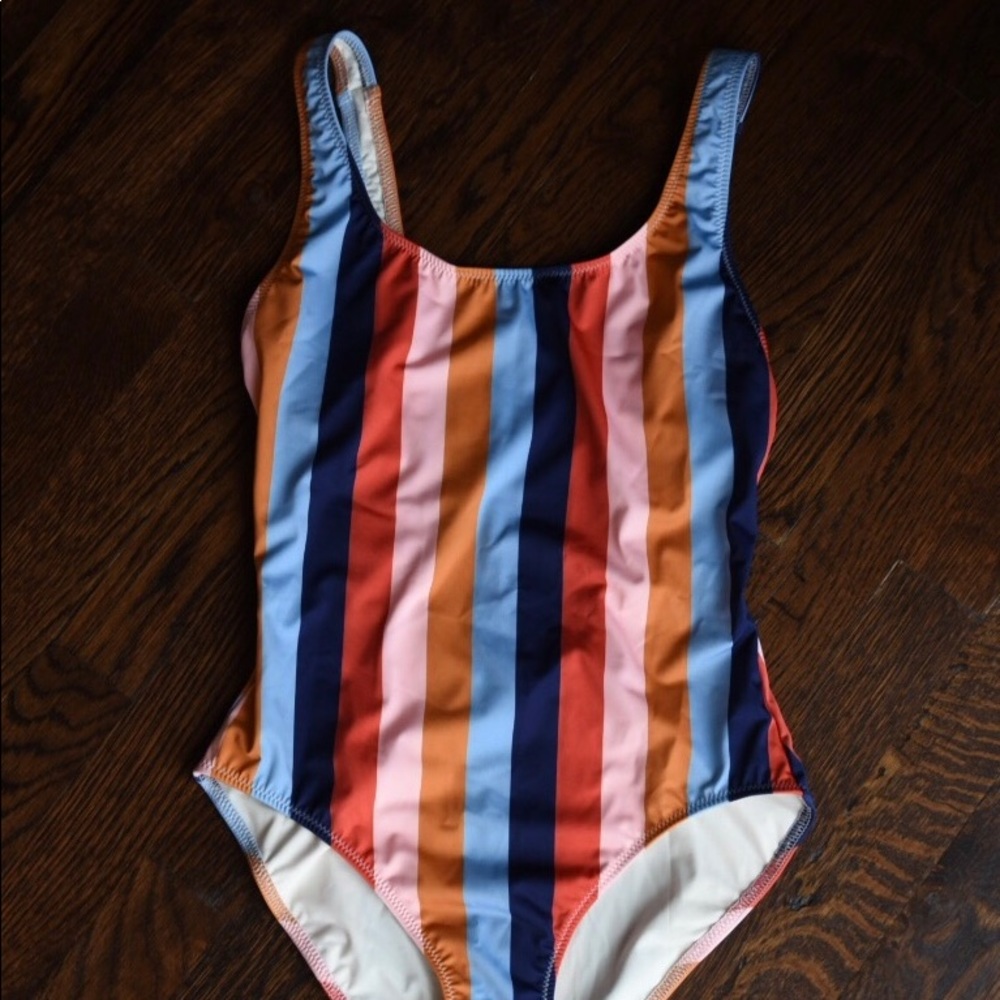 Madewell Sahara stripe swimsuit - Picture 4 of 5